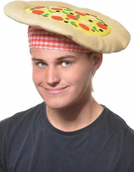 Unknown Hats & Headwear Pizza Plush Hat 3 Unknown Hats & Headwear Pizza Plush Hat