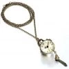 8Seasons Findings Steampunk Bronze Pocket Watch Necklace (N)