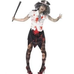 Smiffys Zombie Policewoman Costume