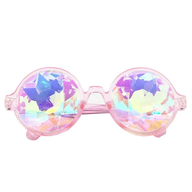 Ghgate Pink Kaleidoscope Glasses 3 Ghgate Pink Kaleidoscope Glasses