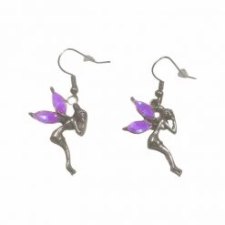 Hurly-Burly (j) Jewellery Purple Fairy Earrings
