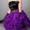 Hurly-Burly Scalloped Purple Tutu