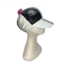 Unknown Jockey Cap With Purple Pom-Pom Hats & Headwear