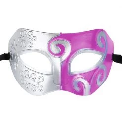 DHGate Purple And Silver Spiral Eye Mask Masks & Eyemasks