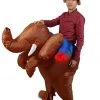 Hurly-Burly Inflatable Brown Elephant Costume