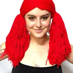 Cut Price Red Rag Doll Wig