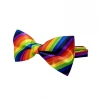 AnneCart Rainbow Bow Tie Neck Ties