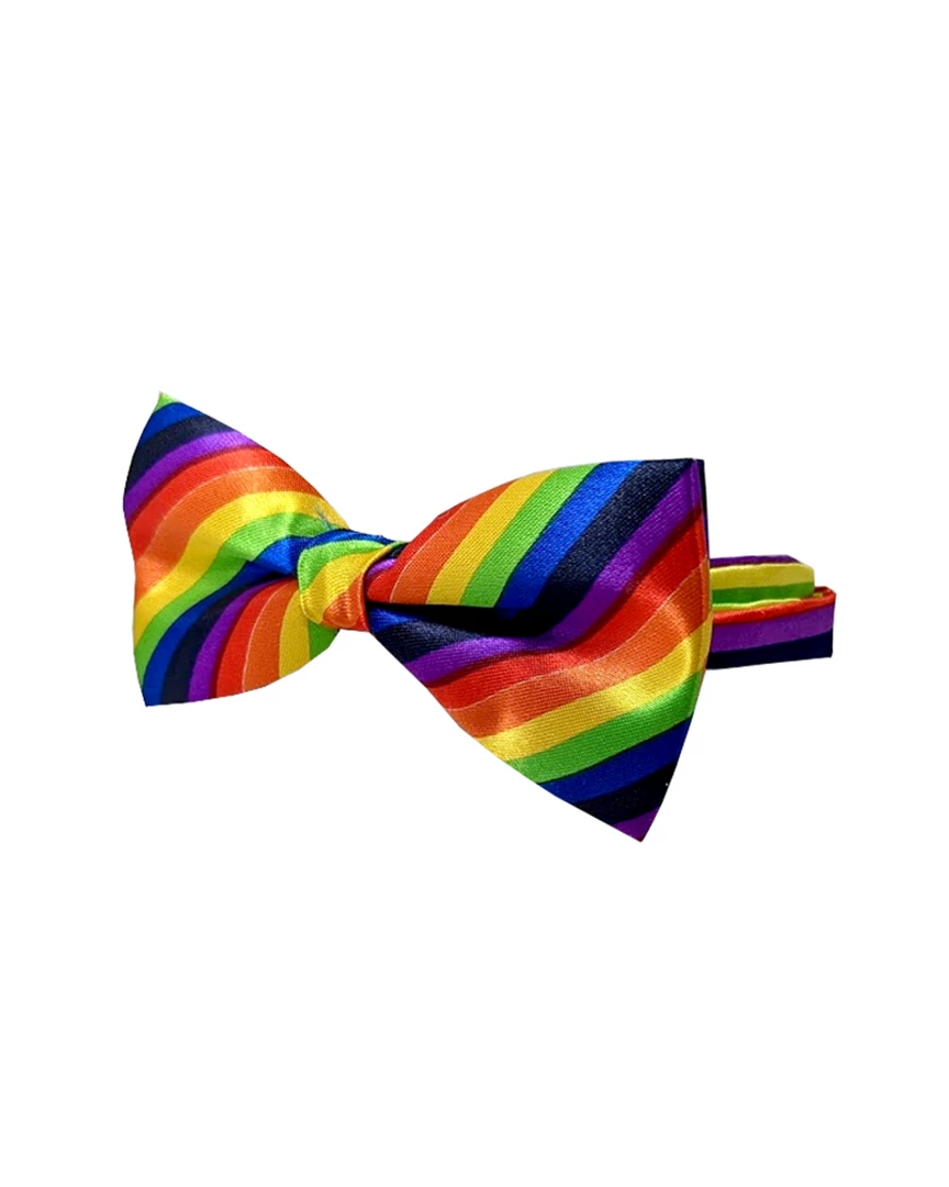 AnneCart Rainbow Bow Tie Neck Ties 3 AnneCart Rainbow Bow Tie Neck Ties