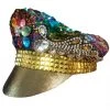 Hurly-Burly Rainbow Sequin Festival Hat