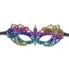 Annecart Pride Metallic Rainbow Masquerade Mask