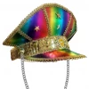 Sweidas Bright Rainbow Festival Visor Festival Wear