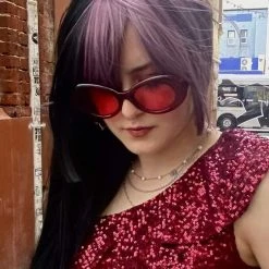 Global Lover Dresses Burgundy Sequin Fishtail Cocktail Dress