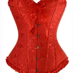AnneCart Corsets Red Classic Overbust Corset
