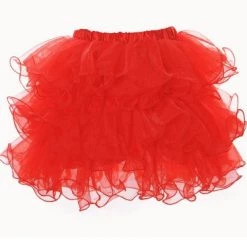 AnneCart Scalloped Red Tutu Tutus & Petticoats