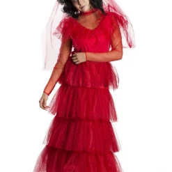 Rubies Beetlejuice Lydia Deetz Wedding Dress Adults