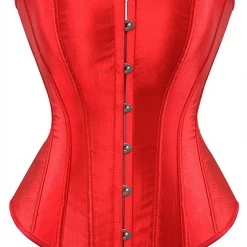 Instyles Red Classic Satin Corset