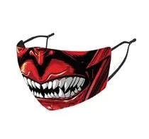 DHGate Red Demon Face Mask Face Masks