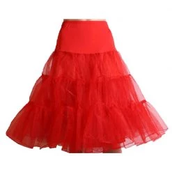 Instyles 3 Tiered Red Petticoat Tutus & Petticoats
