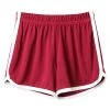 AnneCart Red Athletic Striped Shorts Women's