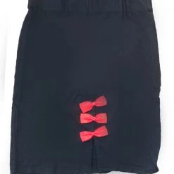 Hurly-Burly (D) Black Pin-up Pencil Skirt Skirts
