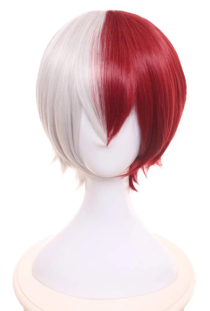 Jocelyn Luo Anime & Video Games My Hero Academia Deluxe Shoto Todoroki Red And White Wig 3 Jocelyn Luo Anime & Video Games My Hero Academia Deluxe Shoto Todoroki Red And White Wig