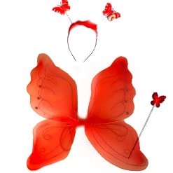 Trademart Red Fairy Wings Kit Fairytale & Mystical