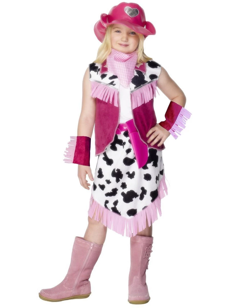 Hurly-Burly Kid's Pink Rodeo GowGirl Costume 3 Hurly-Burly Kid's Pink Rodeo GowGirl Costume