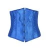 Hurly-Burly Royal Blue Satin Underbust Corset Corsets