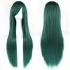 DHGate Dark Green Long Straight Cosplay Wig