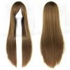 DHGate Anime & Video Games Brown Long Straight Cosplay Wig