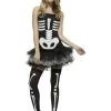 Smiffys Skeleton Tutu Costume Halloween