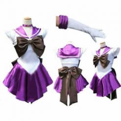 AnneCart Anime & Video Games Sailor Saturn Cosplay Costume