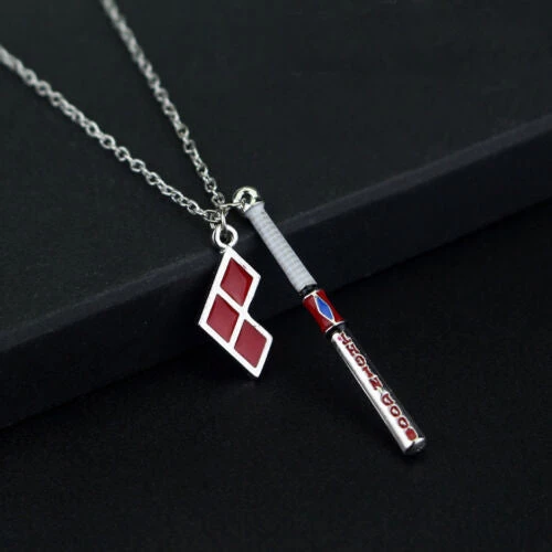 AnneCart Harley Quinn Bat & Diamond Necklace 4 AnneCart Harley Quinn Bat & Diamond Necklace