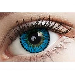 Dinna Sapphire Freshtone Eye-to-Eye Circle Lenses Contact Lenses