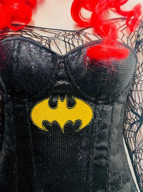 Rubies Batman Sequin Corset Corsets 3 Rubies Batman Sequin Corset Corsets