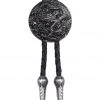 Tie&Tops Dark Silver Ancient Dragon Bolo Tie