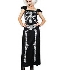 Hurly-Burly Halloween Skeleton Dress Costume