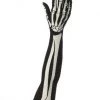 Smiffys Skeleton Long Gloves
