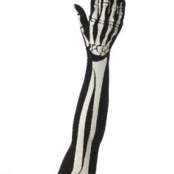 Smiffys Skeleton Long Gloves
