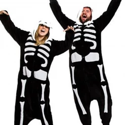 Hurly-Burly Halloween Skeleton Onesie