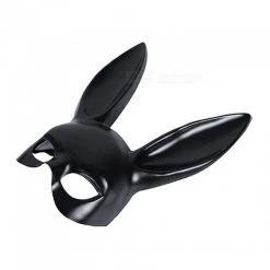 Leg Avenue Easter Black Bondage Rabbit Half Mask