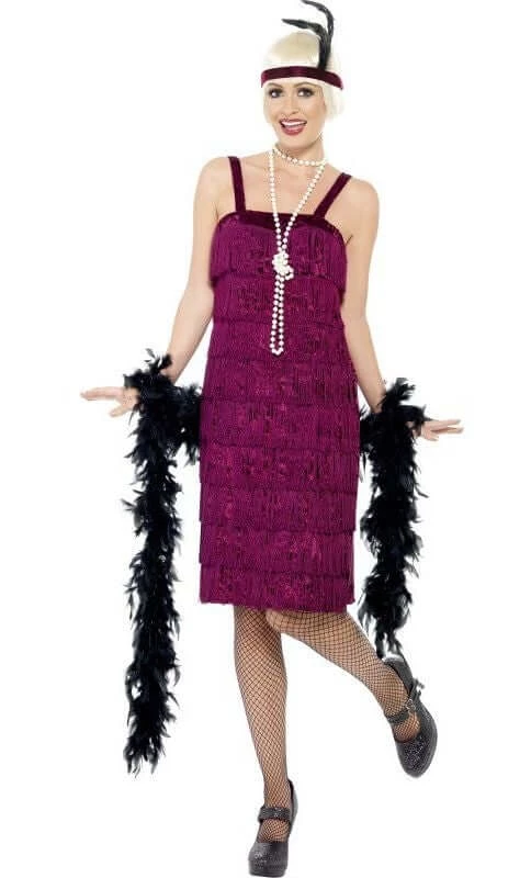 Gold Star 1920's Great Gatsby 1920's Velvet Flapper Dress 5 Gold Star 1920's Great Gatsby 1920's Velvet Flapper Dress