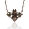8Seasons Findings Bronze Steampunk Bee Necklace (G) Jewellery