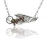 8Seasons Findings Silver Wing Steampunk Necklace (C)