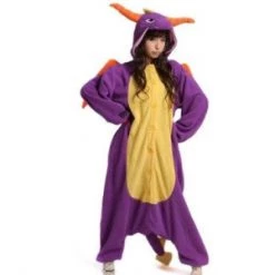 Instyles Onesies Magic Purple Dragon Onesie