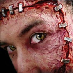 Tinsley Staple Face Special FX Temporary Tattoo