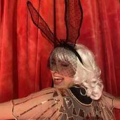 AnneCart Headbands Lace Bunny Ears