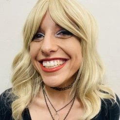 Cherry Guo Deluxe Shoulder Length Loose Wave Mix Blonde Wig Wigs