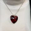 Hurly-Burly (j) Jewellery Red Gem Heart Necklace