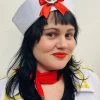 Hurly-Burly Red Bow And Anchor Sailor Hat Uniforms